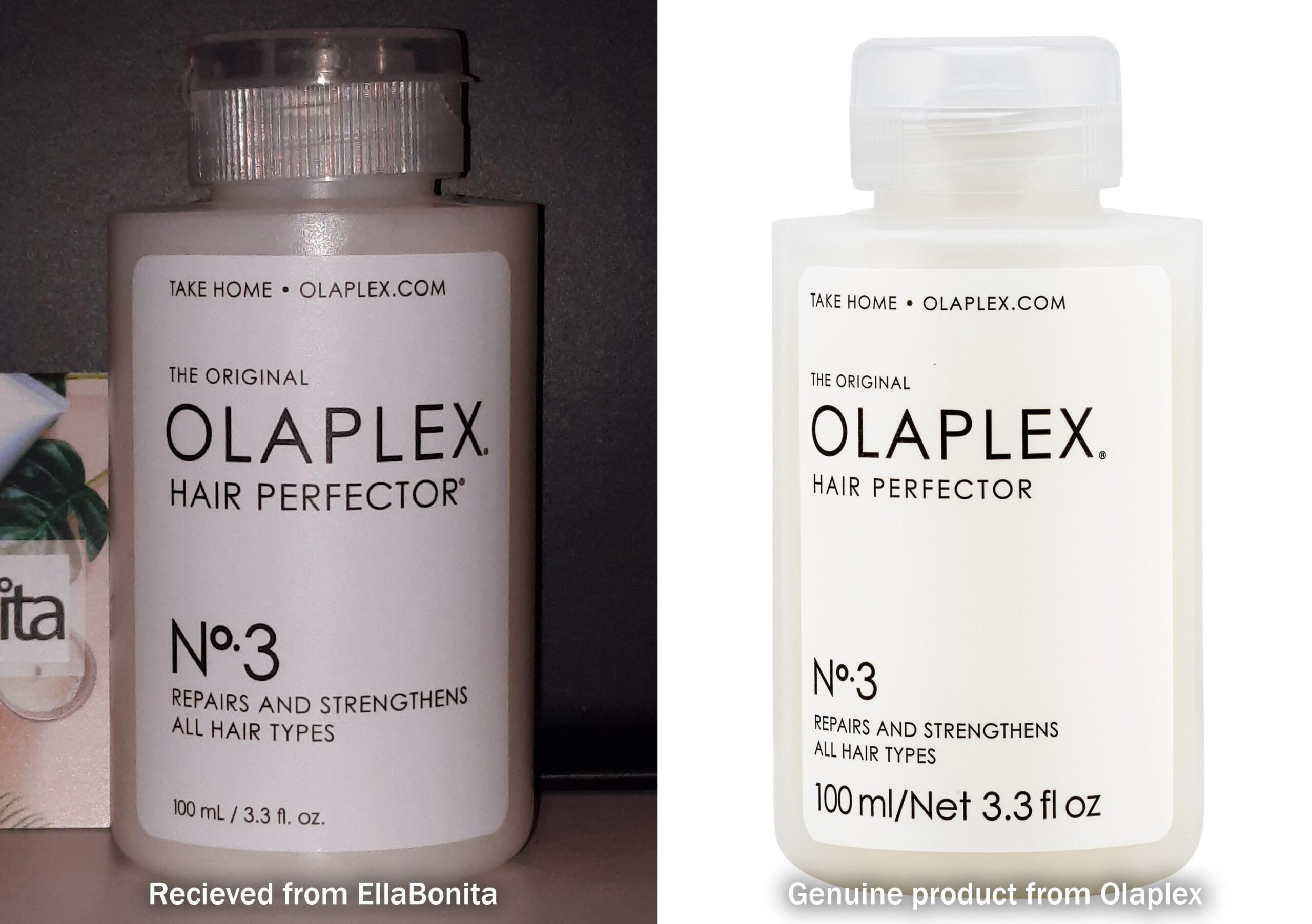 olaplex الاصلي والتقليد